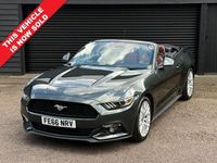 Used Ford Mustang Convertible 317 HP (233 kW) 2016 Green Cabriolet