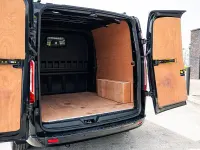 Used Ford Transit Custom Limited 130 HP (95 kW) 2021 Shadow black (metallic paint) Estate
