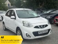 Used Nissan Micra Acenta 2014 White Hatchback