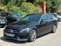Used Mercedes C200 AMG line 2017 Black Sedan