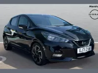 Used Nissan Micra Acenta 92 HP (67 kW) 2021 Black Hatchback