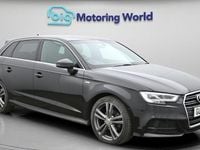 Used Audi A3 Sportback S-Line 150 HP (110 kW) 2019 Black Hatchback