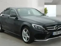 Used Mercedes C350 AMG line 292 HP (214 kW) 2018 Black Sedan