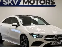 Used Mercedes CLA180 AMG line 136 HP (100 kW) 2020 White Coupe