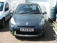 Used Renault Clio Dynamique 75 HP (55 kW) 2013 Blue Hatchback