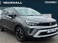 Used Vauxhall Crossland Elite 110 HP (80 kW) 2021 Grey SUV