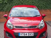 Used Kia Rio 84 HP (61 kW) 2014 Red Hatchback