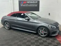 Usado Mercedes C250 AMG Line Premium Plus 2018 Cinzento Cabrios