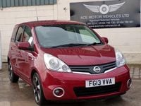 Used Nissan Note N-TEC 90 HP (66 kW) 2013 Red MPV