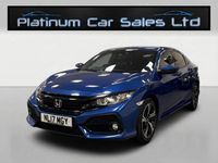 Begagnad Honda Civic SR 129 HK (94 kW) 2017 Blå Halvkombi