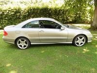 Used Mercedes CLK220 150 HP (110 kW) 2007 Silver Coupe