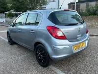 Used Vauxhall Corsa Club 90 HP (66 kW) 2009 Silver Hatchback