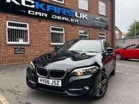 Used BMW 218 Sport Line 136 HP (100 kW) 2016 Black Coupe