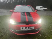 Begagnad VW Polo SEL 2017 Röd Halvkombi