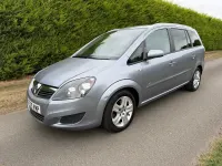 Used Vauxhall Zafira Active 115 HP (84 kW) 2009 Silver MPV