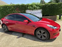 Used Tesla Model 3 Standard Range Plus 208 kW (283 HP) 2021 Red Sedan