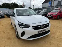 Used Vauxhall Corsa 2021 White Hatchback