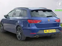 Used Seat Leon 4Drive 190 HP (139 kW) 2020 Blue Estate