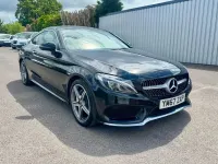 Used Mercedes C200 AMG Line Premium 184 HP (135 kW) 2018 Black Coupe