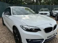 Used BMW 218 Sport Line 150 HP (110 kW) 2016 White Coupe