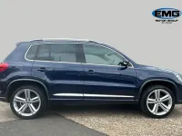 Used VW Tiguan R-line 177 HP (130 kW) 2015 Blue SUV