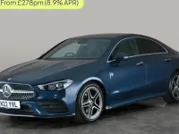 Used Mercedes CLA180 AMG Line Premium 136 HP (100 kW) 2022 Blue Sedan