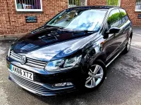Used VW Polo Edition 90 HP (66 kW) 2017 Black Hatchback
