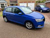 Used Skoda Fabia SE 60 HP (44 kW) 2020 Blue Hatchback
