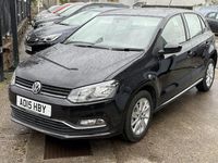 Used VW Polo SE 75 HP (55 kW) 2015 Black Hatchback