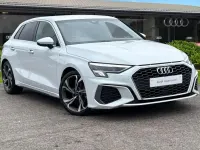 Used Audi A3 S-Line 150 HP (110 kW) 2023 White Sedan