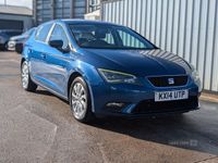 Used Seat Leon SE 125 HP (91 kW) 2014 Blue Hatchback