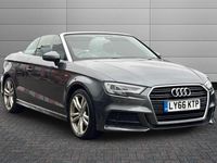 Used Audi A3 Cabriolet S-Line 150 HP (110 kW) 2017 Daytona grey Cabriolet