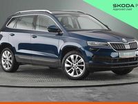 Used Skoda Karoq SE L 110 HP (80 kW) 2021 Petrol blue metallic SUV