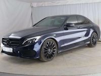 Used Mercedes C220 AMG Line Premium 170 HP (125 kW) 2016 Blue Sedan