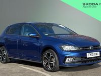 Used VW Polo R-line 95 HP (69 kW) 2021 Blue Hatchback