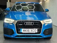 Begagnad Audi Q3 S-Line 150 HK (110 kW) 2016 Blå SUV