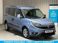 Used Fiat Doblò Lounge 95 HP (69 kW) 2016 Blue MPV