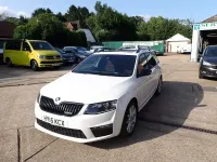 Used Skoda Octavia vRS 184 HP (135 kW) 2015 White Estate