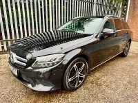 Used Mercedes C200 2019 Black Estate
