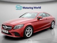 Used Mercedes C200 AMG line 184 HP (135 kW) 2019 Red Coupe