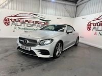 Used Mercedes E220 AMG line 194 HP (142 kW) 2019 Silver Cabriolet