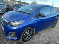 Begagnad Peugeot 108 Allure 72 HK (52 kW) 2019 Blå Halvkombi
