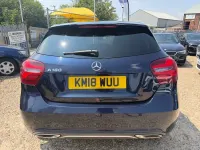 Used Mercedes A180 Sport Edition 122 HP (89 kW) 2018 Blue Hatchback