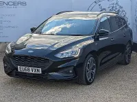 Used Ford Focus ST-Line X 182 HP (133 kW) 2018 Black Estate