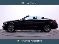 Used Mercedes C200 AMG line 2021 Black Cabriolet