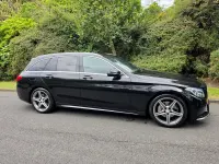 Used Mercedes C200 AMG line 2016 Black Estate