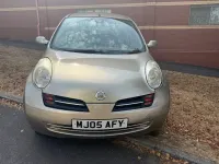 Used Nissan Micra SE 2005 Gold Hatchback
