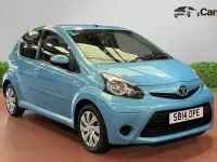 Used Toyota Aygo 2014 Blue Hatchback