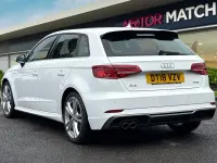 Used Audi A3 Sportback S-Line 2018 White Hatchback