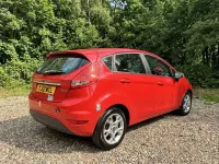 Used Ford Fiesta Zetec 96 HP (70 kW) 2012 Red Hatchback